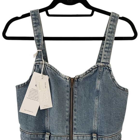 Boyish The Hepburn Sing Street Denim Blue Dress NWT - Picture 2 of 9